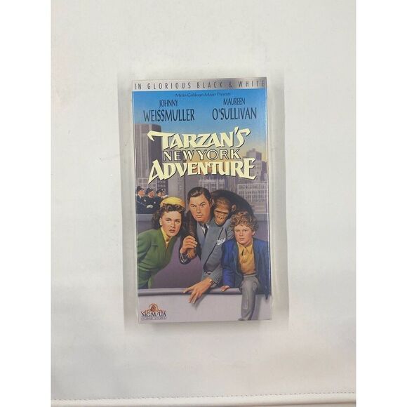 Vintage Factory Sealed VHS Tarzan's New York Adventure Johnny Weissmuller - Picture 1 of 6